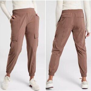 Athleta Brown Cargo Joggers